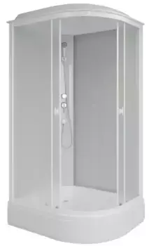 Душевая кабина «Niagara» Promo P100/80/26L/MT 100/80 средний поддон матовая/белая левая
