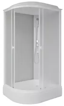 Душевая кабина «Niagara» Promo P100/80/26R/MT 100/80 средний поддон матовая/белая правая