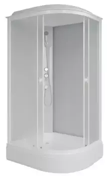 Душевая кабина «Niagara» Promo P110/80/26L/MT 110/80 средний поддон матовая/белая левая