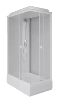 Душевая кабина «Niagara» Promo P110/80/26Q/MT 110/80 средний поддон матовая/белая универсальная