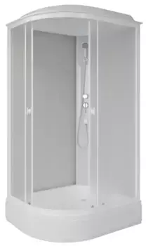 Душевая кабина «Niagara» Promo P110/80/26R/MT 110/80 средний поддон матовая/белая правая