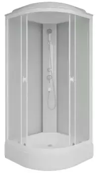 Душевая кабина «Niagara» Promo P80/26/MT 80/80 средний поддон матовая/белая