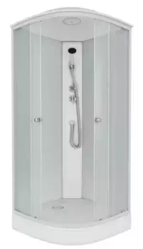 Душевая кабина «Niagara» Promo P90/13/MT 90/90 низкий поддон матовая/белая