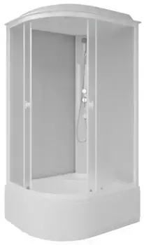 Душевая кабина «Niagara» Promo P90/80/40R/MT 90/80 высокий поддон матовая/белая правая