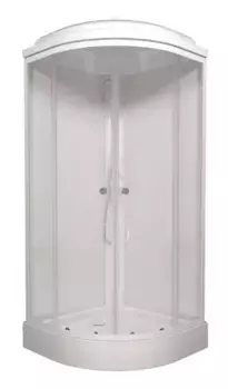 Душевая кабина «Triton» Экстра 88/88 низкий поддон прозрачная/белая