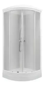 Душевая кабина «Triton» Ультра ДН4 80/80 низкий поддон прозрачная/белая