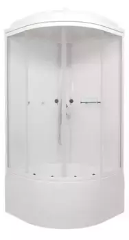 Душевая кабина «Triton» Ультра ДН4 90/90 высокий поддон прозрачная/белая
