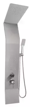 Душевая панель «Cerutti» Bernina S CT8983 с гидромассажем серебро
