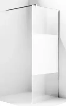 Душевая перегородка «Ambassador» Walk-in 15034128 90/200 прозрачная/матовая без поддона универсальная