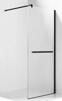 Душевая перегородка «Ambassador» Walk-in Black 15031234 110/200 прозрачная без поддона универсальная