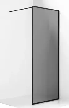 Душевая перегородка «Ambassador» Walk-in Black 15032221 70/200 тонированная без поддона универсальная
