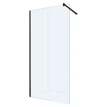 Душевая перегородка «Berges Wasserhaus» Sky 100/200 прозрачная/чёрная универсальная