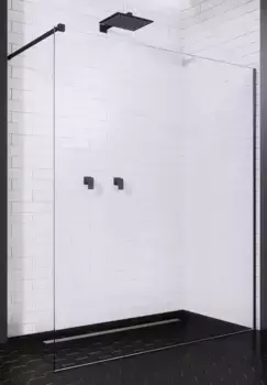 Душевая перегородка «Radaway» Modo New Black II 120/200 прозрачная/чёрная универсальная