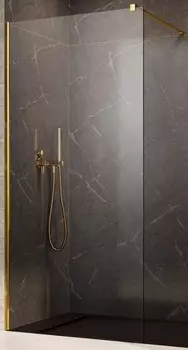 Душевая перегородка «Radaway» Modo New Gold II 100/200 прозрачная/золото универсальная