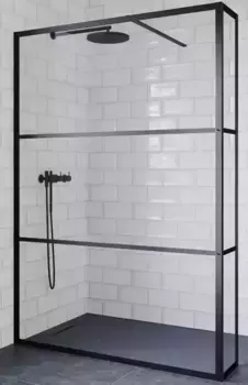 Душевая перегородка «Riho» Grid GB402 100/200 прозрачная универсальная