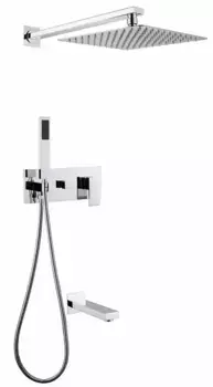 Душевая система «Abber» Daheim AF8217 хром
