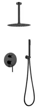 Душевая система «Abber» Emotion AF8821B чёрная матовая