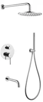 Душевая система «Abber» Wasser Kreis AF8117 хром