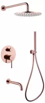 Душевая система «Abber» Wasser Kreis AF8117RG розовое золото