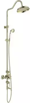 Душевая система «Акватек» Классик AQ2543PG с термостатом полированное золото