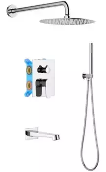 Душевая система «Акватек» Оберон AQ1273CR хром