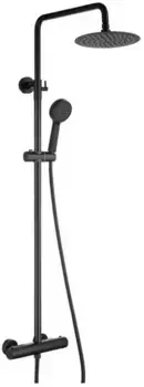 Душевая система «Allen Brau» Eclipse 3.0 5.E1A11-31 с термостатом чёрная матовая