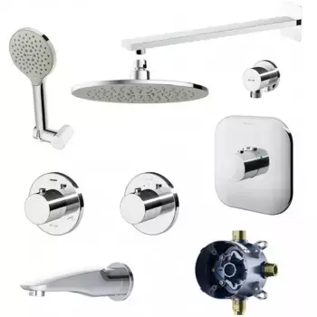 Душевая система «Am.Pm» FM0060000 с термостатом хром