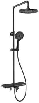 Душевая система «AQUAme» AQM8002B чёрная