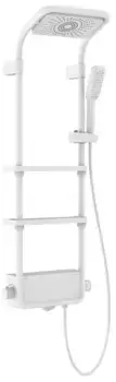 Душевая система «AQUAme» AQM8003W с термостатом белая