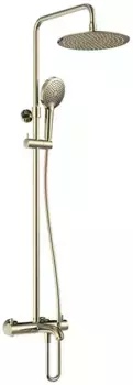 Душевая система «AQUAme» AQM8008GG с термостатом золото