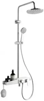 Душевая система «Azario» AZ-801 хром/белая