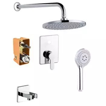Душевая система «Azario» Tevis AZ15490721 хром
