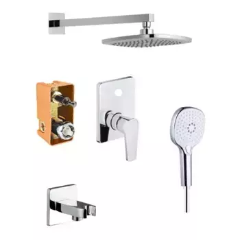 Душевая система «Azario» Treya AZ15680721 хром