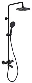 Душевая система «Caprigo» Don 53-310-NER чёрная матовая