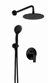 Душевая система «Cezares» NAUTIC-DSIP-NOP чёрная матовая