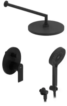 Душевая система «Damixa» Apollo 947520300 чёрная