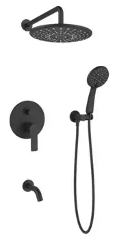 Душевая система «ESKO» Singapore Black 7in1 SB чёрная