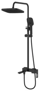 Душевая система «Grossman» Pragma 500.K35.03.210 чёрная матовая