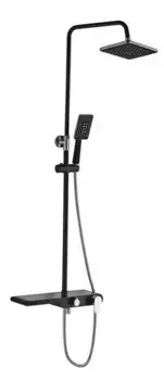 Душевая система «Haiba» HB2420 чёрная/хром