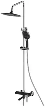 Душевая система «Haiba» HB24805-7 чёрная/хром