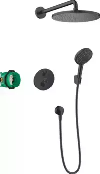 Душевая система «Hansgrohe» Croma 27961670 чёрная матовая