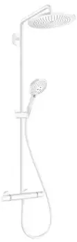 Душевая система «Hansgrohe» Croma Select S 26890700 с термостатом белая матовая