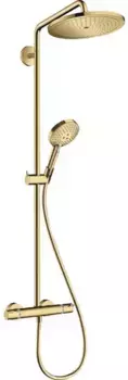 Душевая система «Hansgrohe» Croma Select S 26890990 с термостатом полированное золото