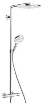 Душевая система «Hansgrohe» Raindance Select S 27133400 с термостатом хром/белая