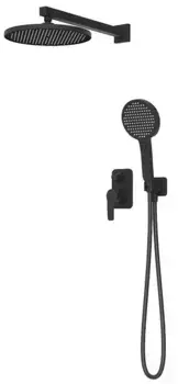 Душевая система «Iddis» Optima Home OPHBL02i67 чёрная матовая