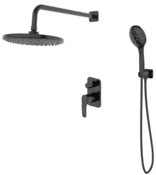 Душевая система «Iddis» Ray RAYBL02i67 чёрная матовая