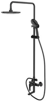 Душевая система «Iddis» Ray RAYBL3Fi06 чёрная матовая