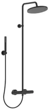 Душевая система «Ideal Standard» Ceratherm T25 BC748XG с термостатом чёрная матовая