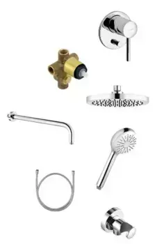 Душевая система «Kludi» Bozz 386300576 хром