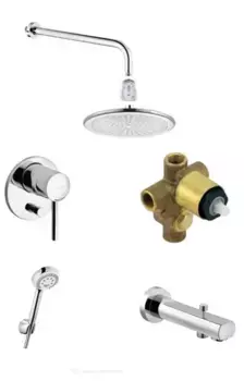 Душевая система «Kludi» Bozz 386310576 хром